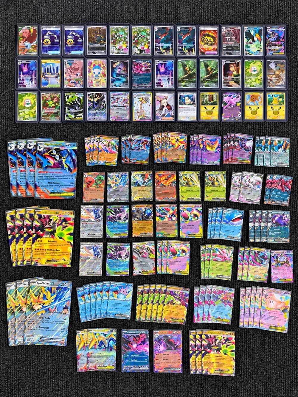 Pokémon TCG 130+ Card Lot Mega EX IR Full Art Holo Rare Promo Near Mint NM